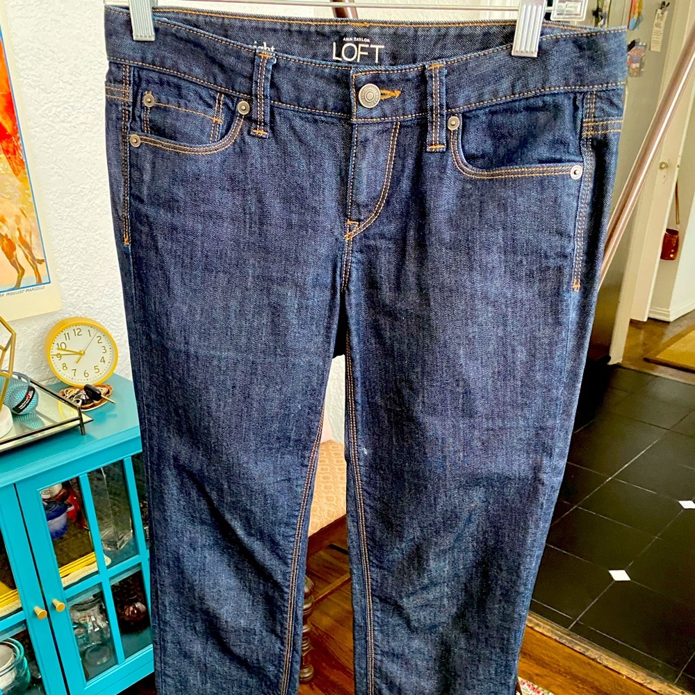 LOFT Modern Straight jeans